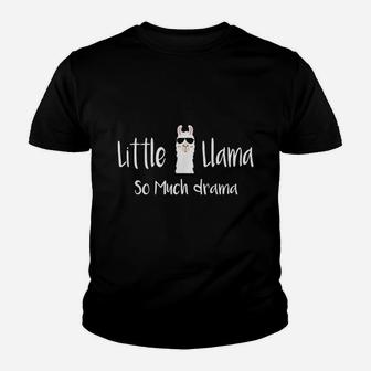 Little Llama So Much Drama Youth T-shirt | Crazezy