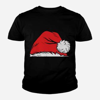 Little Sister Santa Christmas Family Matching Pajamas Xmas Youth T-shirt | Crazezy DE
