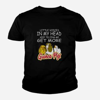 Little Voices Get More Guinea Pigs Youth T-shirt | Crazezy