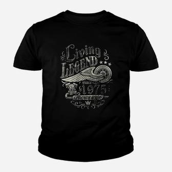Living Legend 1975 Legends Never Die Youth T-shirt | Crazezy