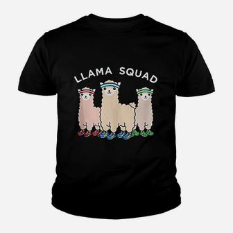 Llama Squad Youth T-shirt | Crazezy