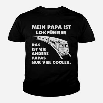 Lokführer Papa Hier Bestellen Kinder T-Shirt - Seseable