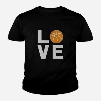 Love Basketball Gift Idea For Basketball Fans Cool Women Youth T-shirt | Crazezy DE