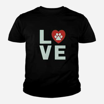 Love Dogs My Best Friend Youth T-shirt | Crazezy AU