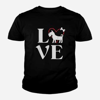 Love Dogs Youth T-shirt | Crazezy CA