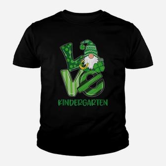 Love Gnome Kindergarten St Patricks Day Teacher Or Student Youth T-shirt | Crazezy UK