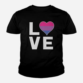 Love Heart Lgbtq Pride Flowy Youth T-shirt | Crazezy UK
