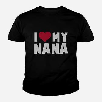 Love Heart My Nana Children Youth T-shirt | Crazezy