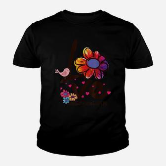 Love Mimi Life Daisy Flower Cute Mother's Day Gift Grandma Youth T-shirt | Crazezy DE