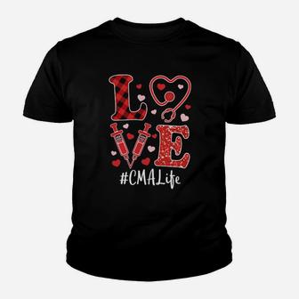 Love Nurse Valentine Cma Life Youth T-shirt - Monsterry DE