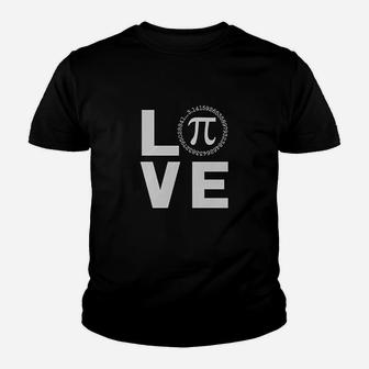 Love Pi Happy Pi Day Youth T-shirt | Crazezy