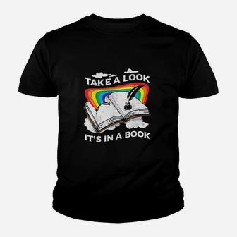 Love Reading Love Rainbows Youth T-shirt | Crazezy DE