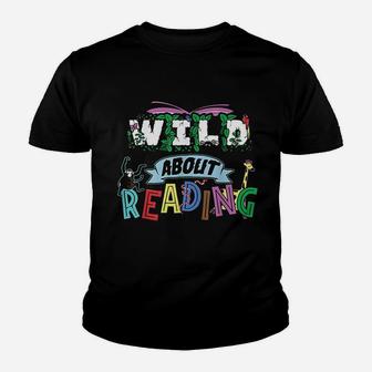 Love Reading Wild About Books Gift Teachers Youth T-shirt | Crazezy AU