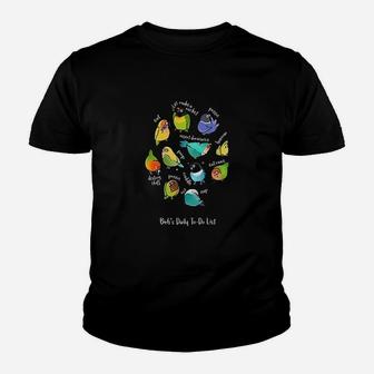 Lovebirds Daily Todo List Youth T-shirt | Crazezy CA