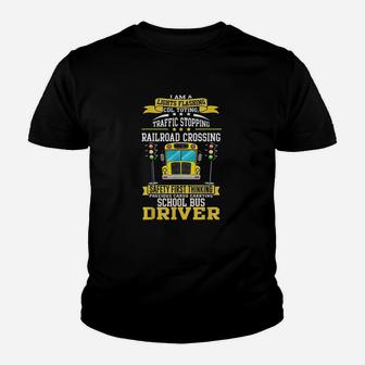 Lovely And Funny Driver Gift School Bus Driver Youth T-shirt - Thegiftio UK