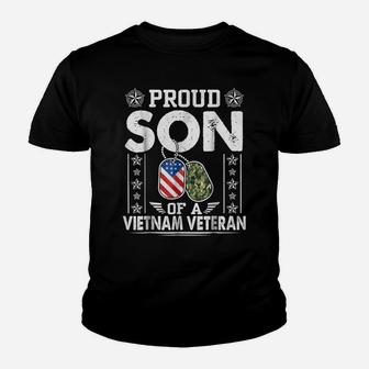 Lovely Proud Son Of A Vietnam Veteran Mom Dad Tshirt Youth T-shirt | Crazezy