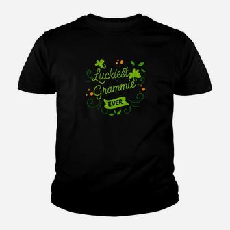 Luckiest Grammie Ever Matching St Patrick's Day Irish Youth T-shirt - Monsterry CA
