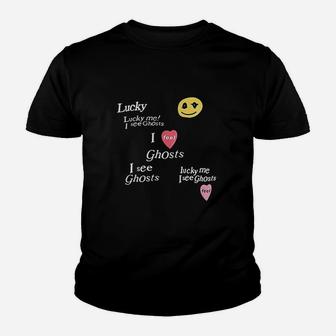 Lucky Me I See Ghosts Youth T-shirt | Crazezy DE