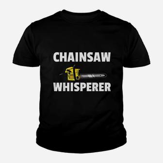Lumberjack Logger Gift Chainsaw Arborist Youth T-shirt | Crazezy