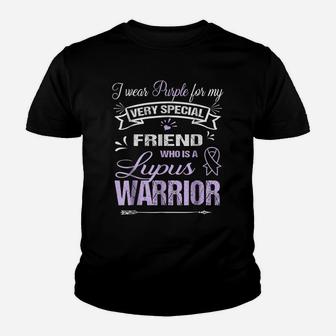 Lupus Awareness Tshirt Support My Friend Walk Run Youth T-shirt | Crazezy