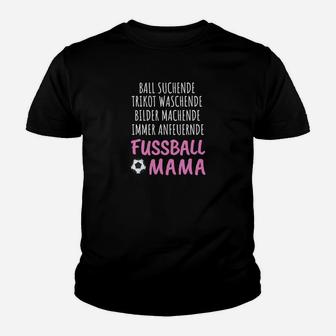 Lustiges Fußball Mama Kinder Tshirt, Supportive Mutter Trikot Pflege - Seseable
