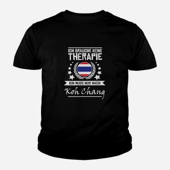 Lustiges Koh Chang Reise-Therapie Kinder Tshirt mit Thailand-Flagge - Seseable