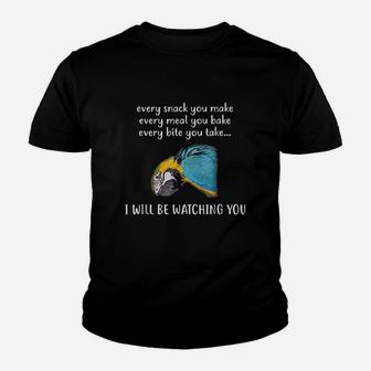 Macaw Blue Macaw Gold Macaw Youth T-shirt | Crazezy CA