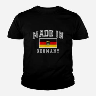 Made In Germany German Flag Deutschland Youth T-shirt | Crazezy