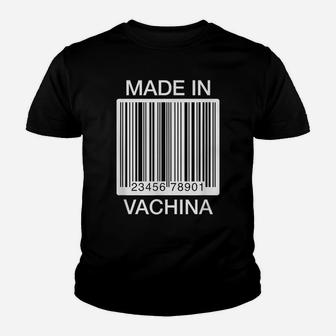 Made In Vachina Upc Symbol Scanner Bar Code Youth T-shirt | Crazezy