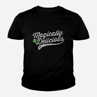 Magically Delicious Funny St Patrick Day Youth T-shirt | Crazezy