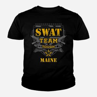 Maine Police Swat Team State Off Duty Officer Gift Youth T-shirt | Crazezy UK