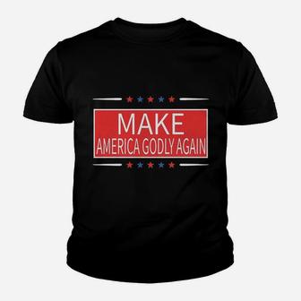 Make America Godly Again Cool Youth T-shirt - Thegiftio UK