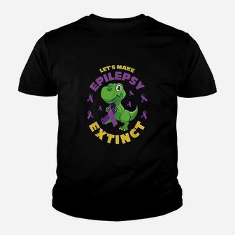 Make Epilepsy Extinct Dinosaur Youth T-shirt | Crazezy DE