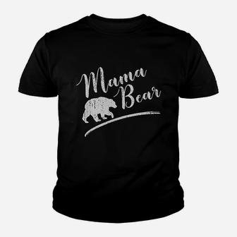 Mama And Papa Bear Youth T-shirt | Crazezy