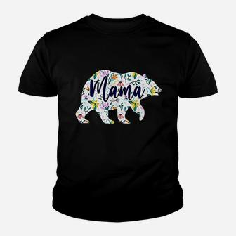 Mama Bear Youth T-shirt | Crazezy