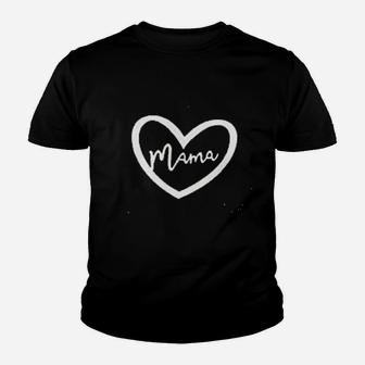Mama Cute Love Heart Youth T-shirt | Crazezy
