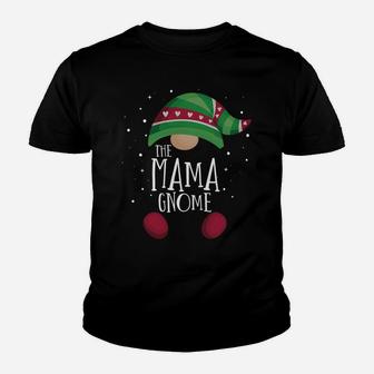 Mama Gnome Matching Christmas Pjs Family Pajamas Youth T-shirt | Crazezy