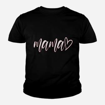 Mama Heart Love Youth T-shirt | Crazezy