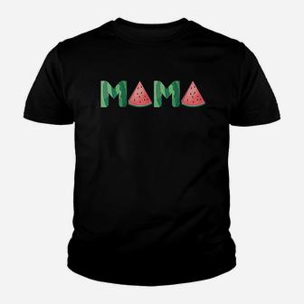 Mama Watermelon Funny Summer Fruit Gift Youth T-shirt | Crazezy DE