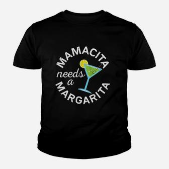 Mamacita Needs A Margarita Cinco De Mayo Gift Youth T-shirt | Crazezy AU