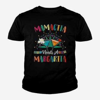 Mamacita Needs A Margarita Cinco De Mayo Youth T-shirt | Crazezy UK
