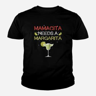 Mamacita Needs A Margarita Cinco De Mayo Youth T-shirt | Crazezy AU