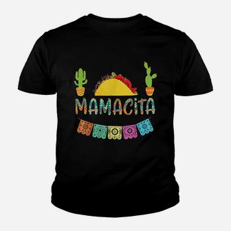 Mamacita Taco Mexican Fiesta Cactus Cinco De Mayo Youth T-shirt | Crazezy AU