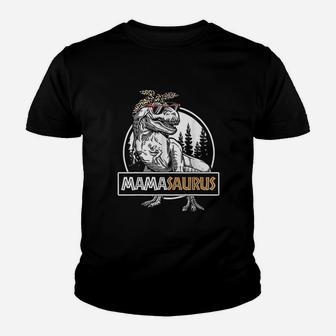 Mamasaurus Dinosaur Mama Youth T-shirt | Crazezy UK