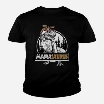 Mamasaurus T Rex Dinosaur Mama Saurus Funny Family Matching Youth T-shirt | Crazezy CA