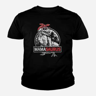 Mamasaurus T Rex Dinosaur Youth T-shirt | Crazezy