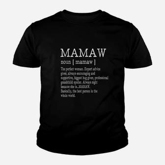 Mamaw Definition Grandma Mother Day Gifts Women Youth T-shirt | Crazezy AU