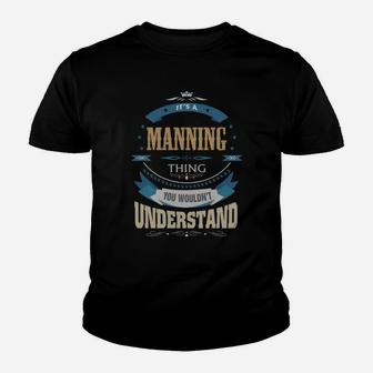 Manning, It's A Manning Thing Youth T-shirt - Thegiftio UK