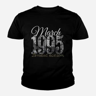 March 1995 26 Year Old 1995 26Th Birthday Gift Youth T-shirt | Crazezy