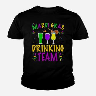 Mardi Gras Party Drinking Team Crawfish Carnival Parade Youth T-shirt | Crazezy DE